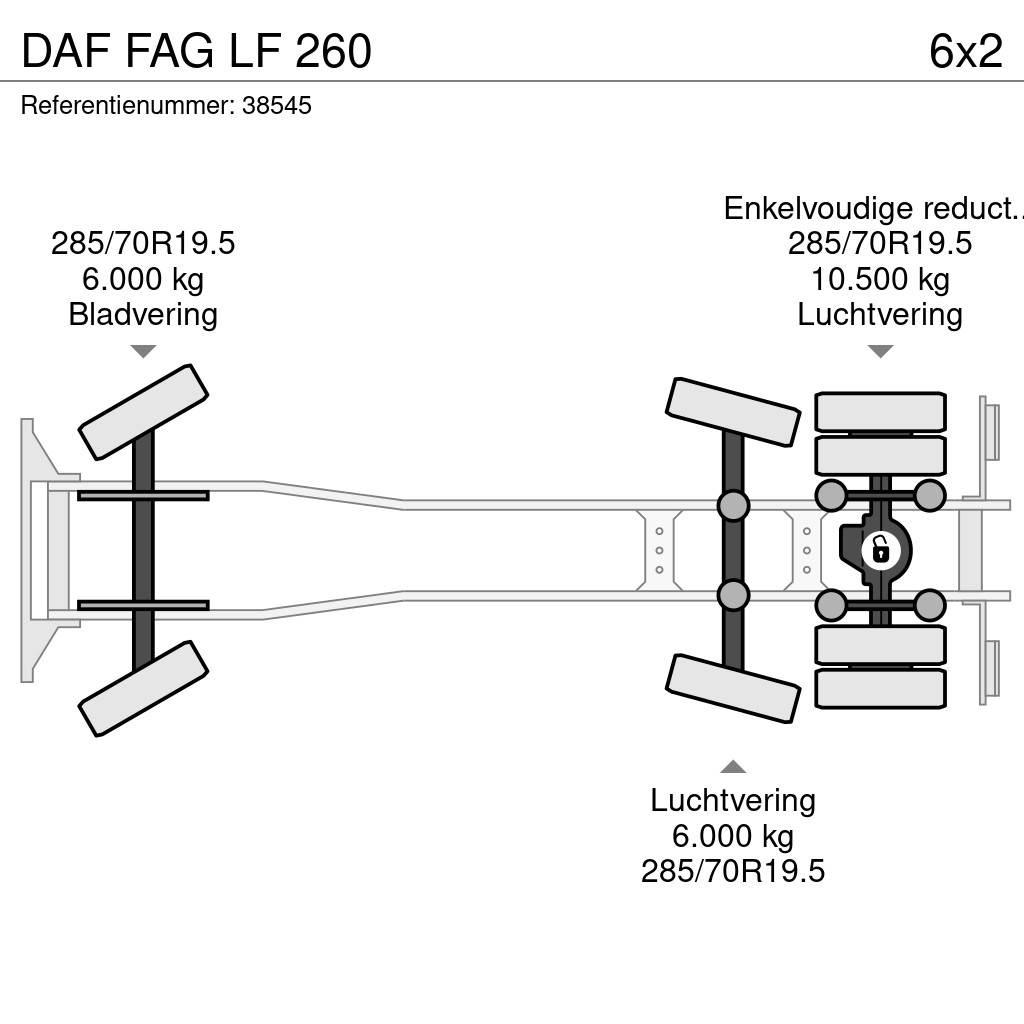 DAF FAG LF 260 Smetiarske vozidlá