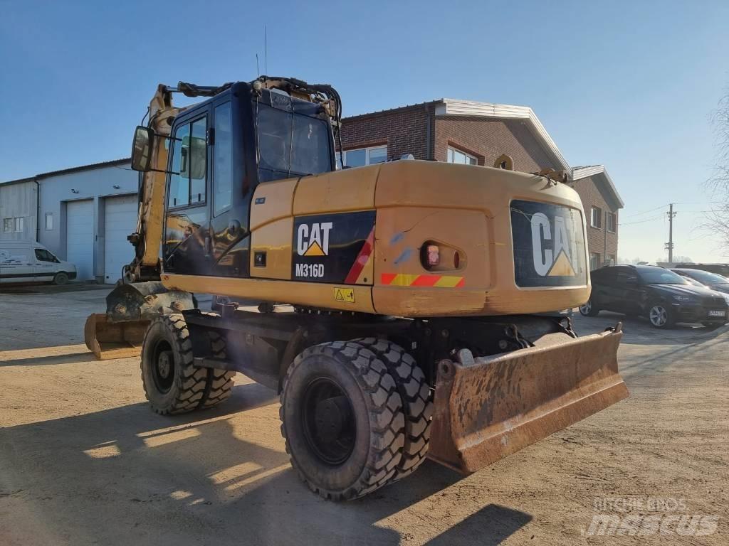 CAT M 316 D II Kolesové rýpadlá