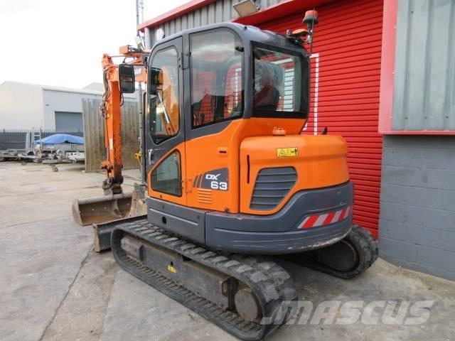 Doosan DX 63-3 Mini rýpadlá < 7t