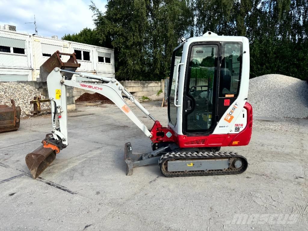 Takeuchi TB 216 Mini rýpadlá < 7t