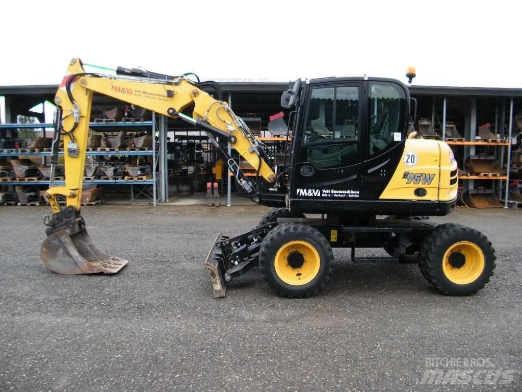 Yanmar B95W Kolesové rýpadlá