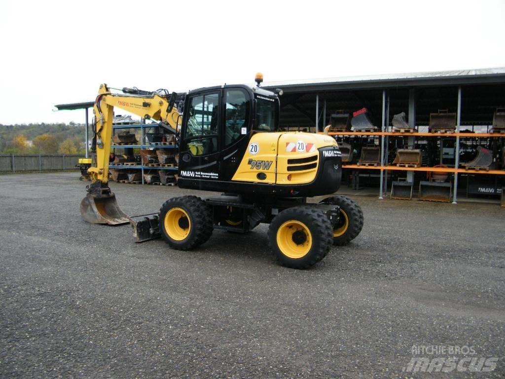 Yanmar B95W Kolesové rýpadlá