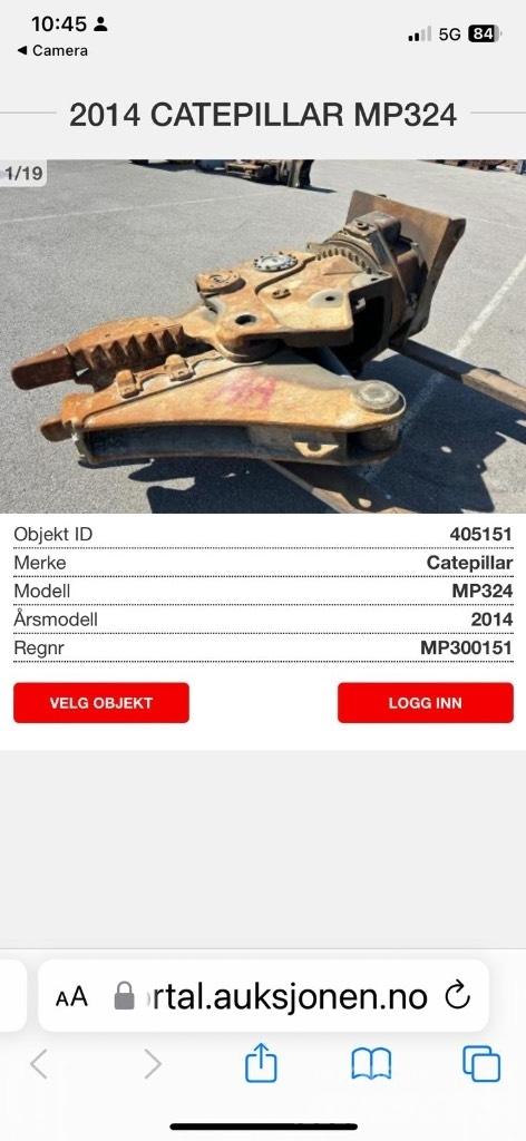 CAT MP324 Frézy, nožnice