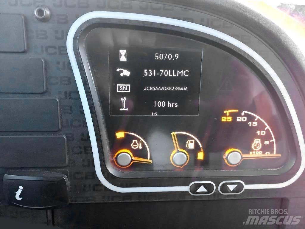 JCB 531-70 Teleskopické nakladače pre poľnohospodárstvo