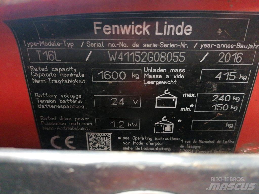 Linde T16L Ručný paletový vozík