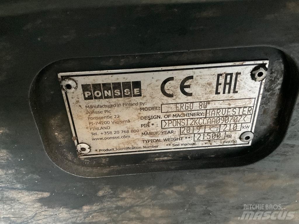 Ponsse ERGO 8W Harvestory