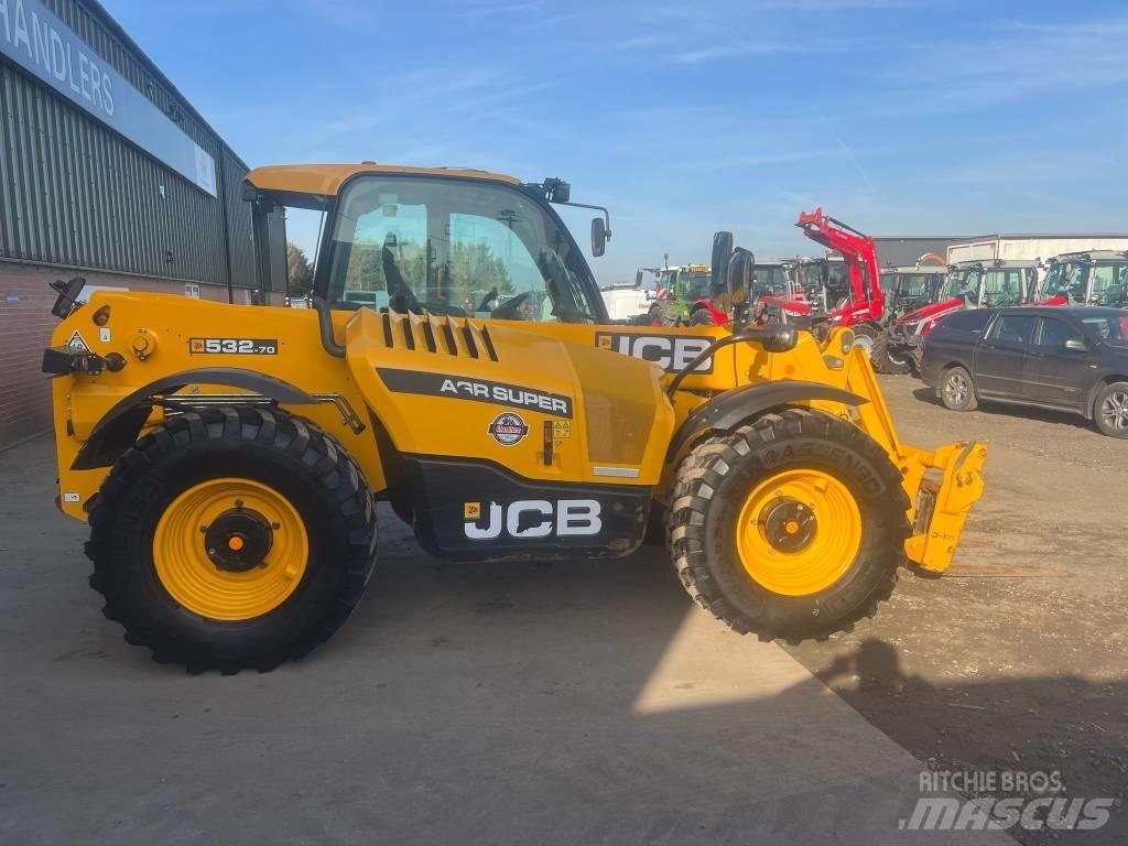 JCB 532 Teleskopické nakladače pre poľnohospodárstvo