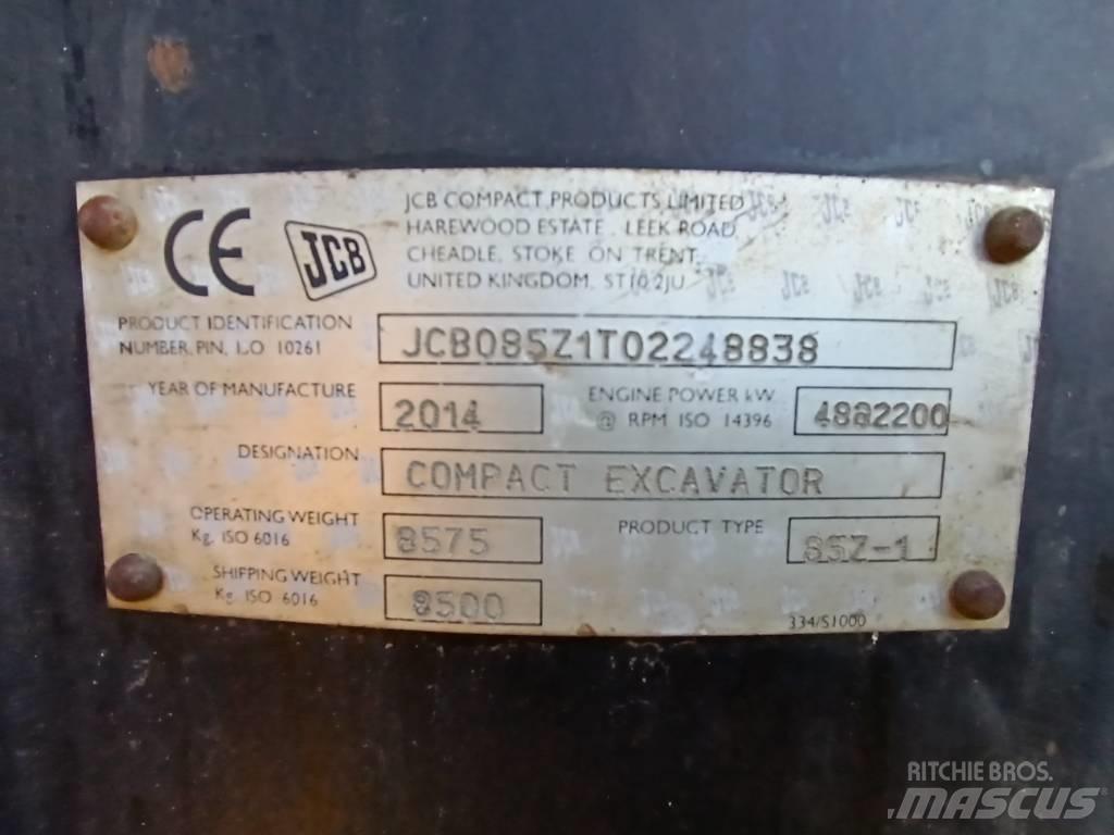 JCB 85 Z-1 Midi rýpadlá 7 t - 12 t