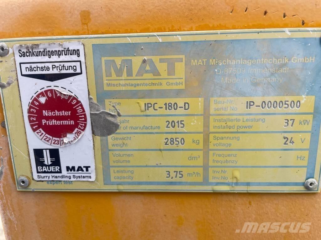 Bauer MAT IPC 180-D Stavebníctvo - ostatné