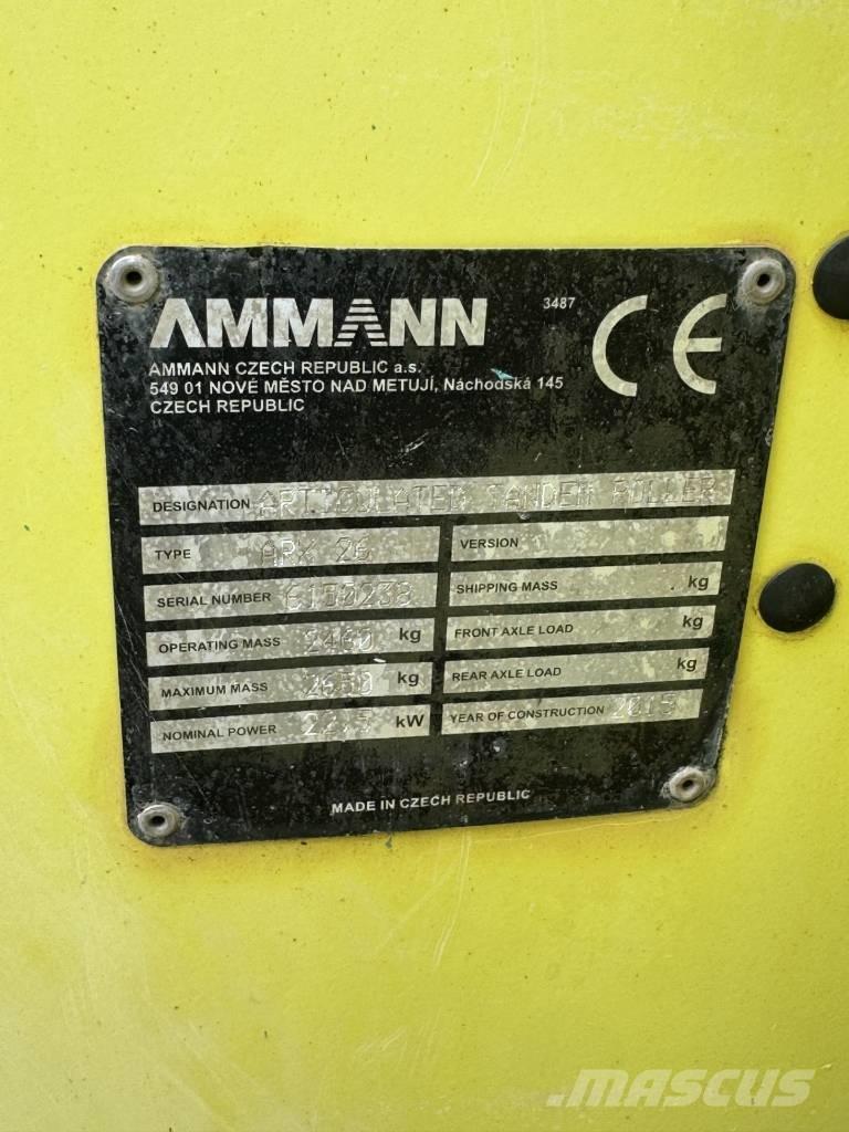 Ammann ARX 26 Tandemové valce