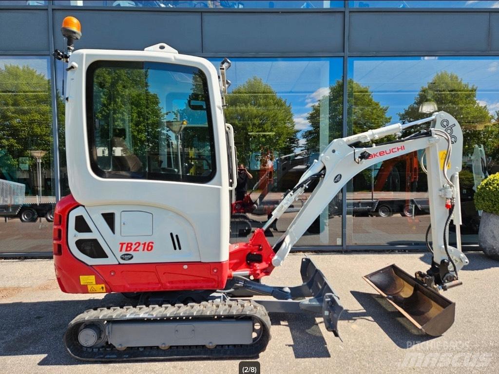 Takeuchi TB 216 Mini rýpadlá < 7t