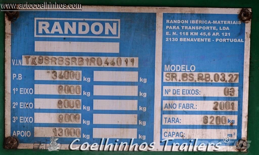  Randon SR.BS.RB0327 Valníkové návesy/Návesy sa sklápacím bočnicami