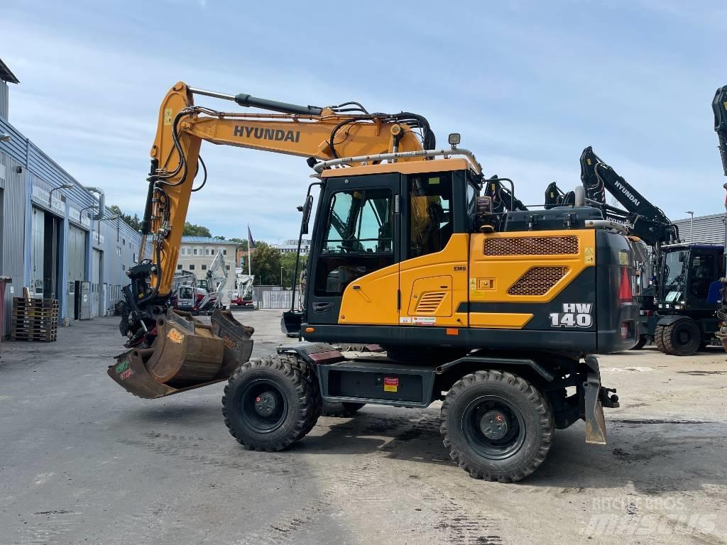 Hyundai HW140 Kolesové rýpadlá