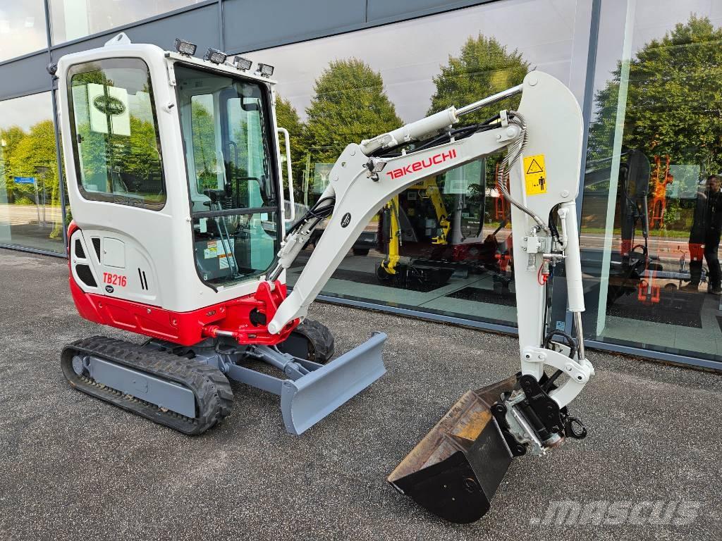 Takeuchi TB 216 Mini rýpadlá < 7t