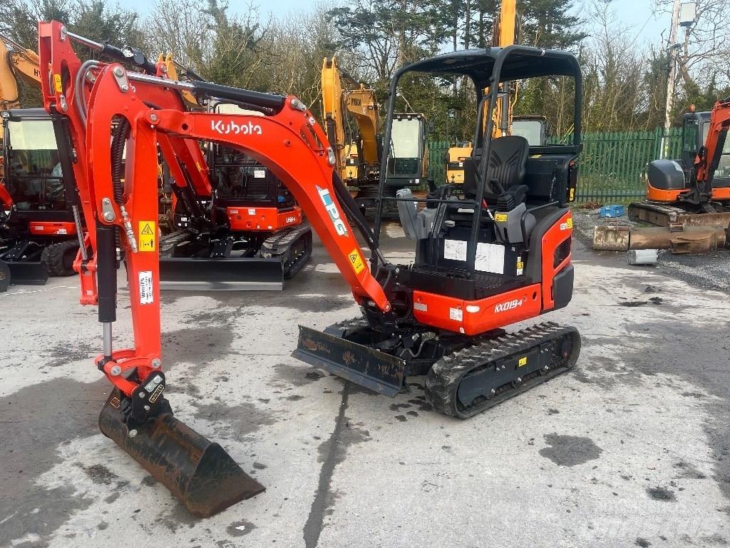 Kubota KX 019-4 Mini rýpadlá < 7t