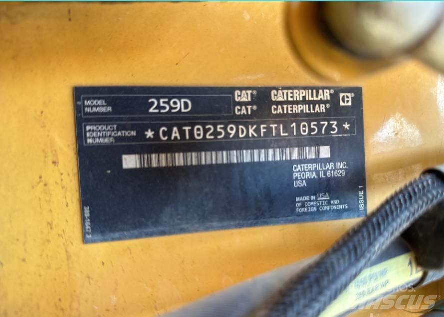 CAT 259 D Šmykom riadené nakladače