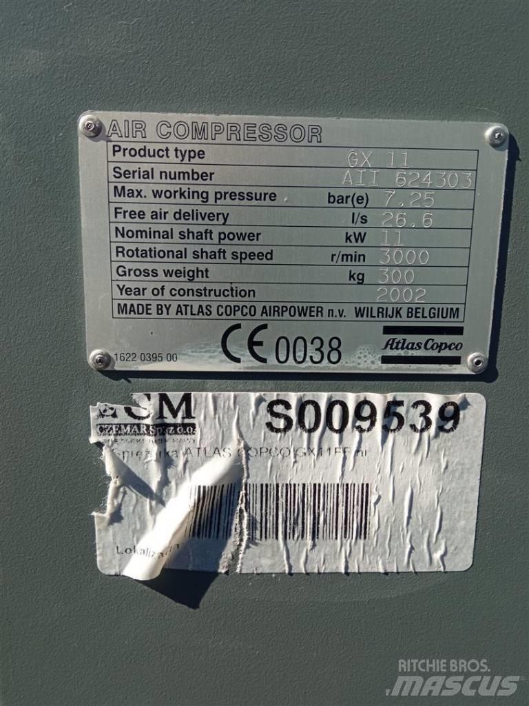 Atlas Copco GX11FF Kompresory