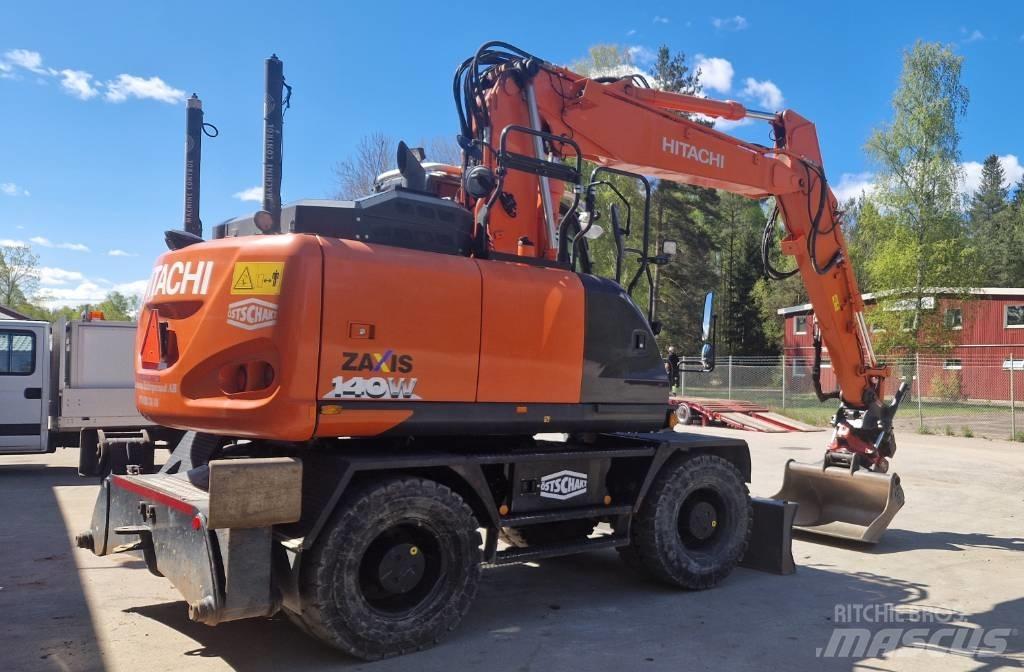 Hitachi ZX 140 W-6 Kolesové rýpadlá