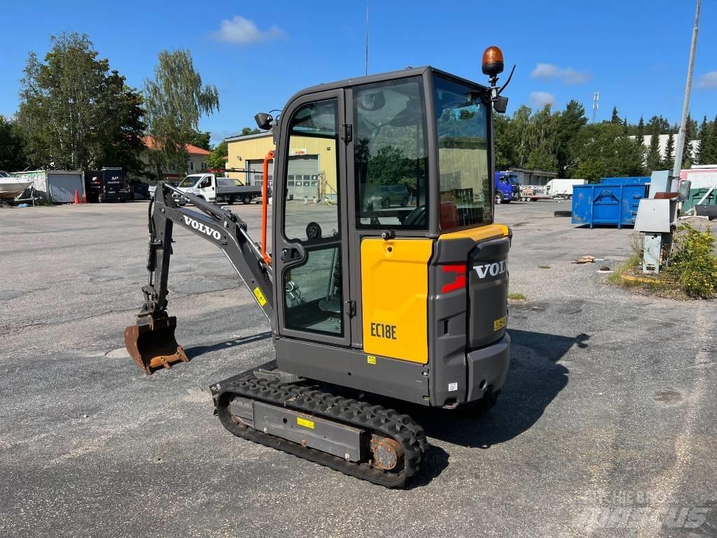 Volvo EC 18 E Mini rýpadlá < 7t