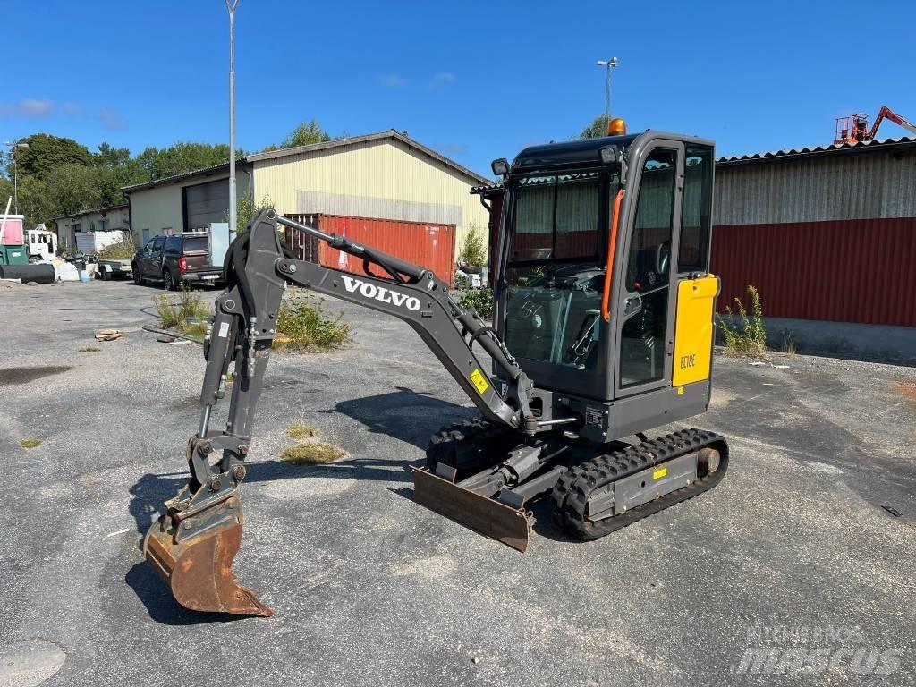 Volvo EC 18 E Mini rýpadlá < 7t