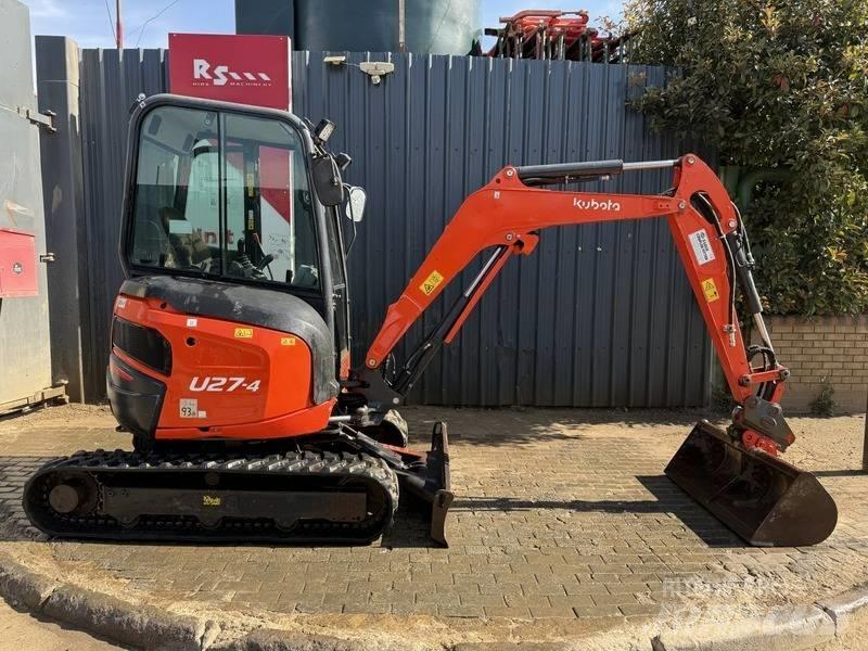 Kubota U 27-4 Mini rýpadlá < 7t