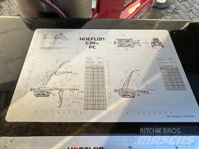 Hoeflon C30e Minižeriavy