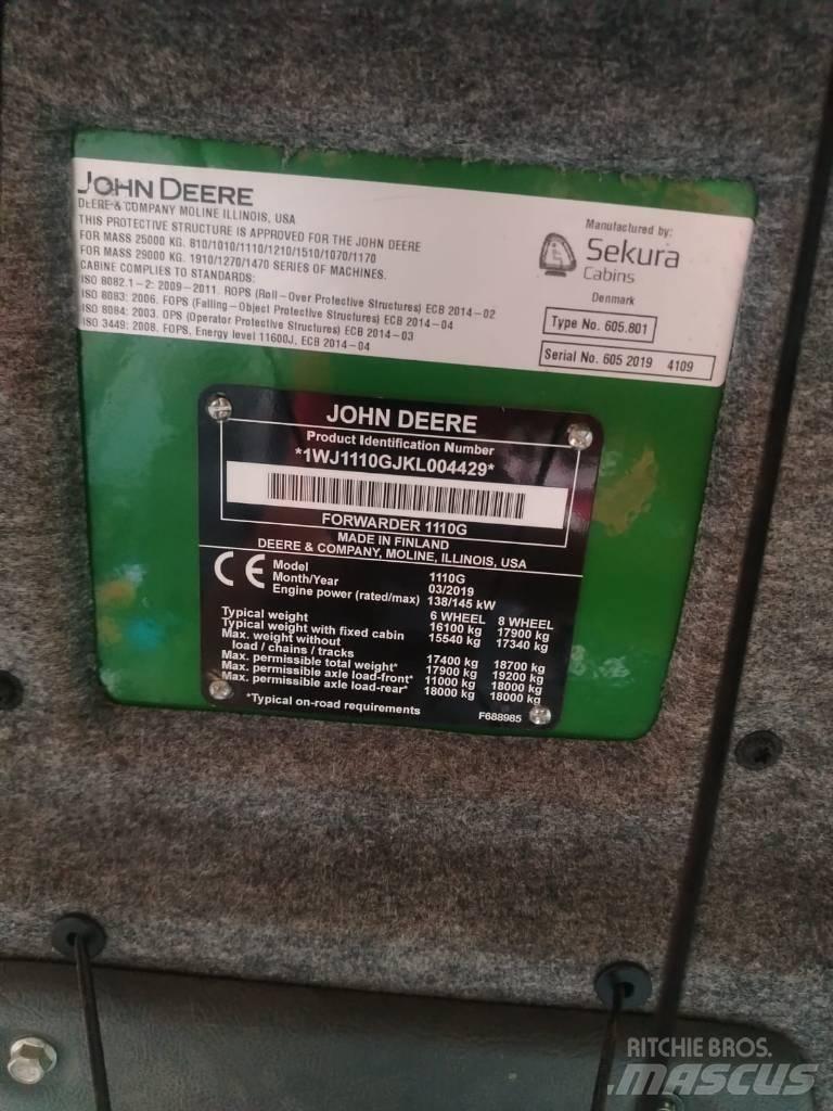 John Deere 1110 Lesné traktory
