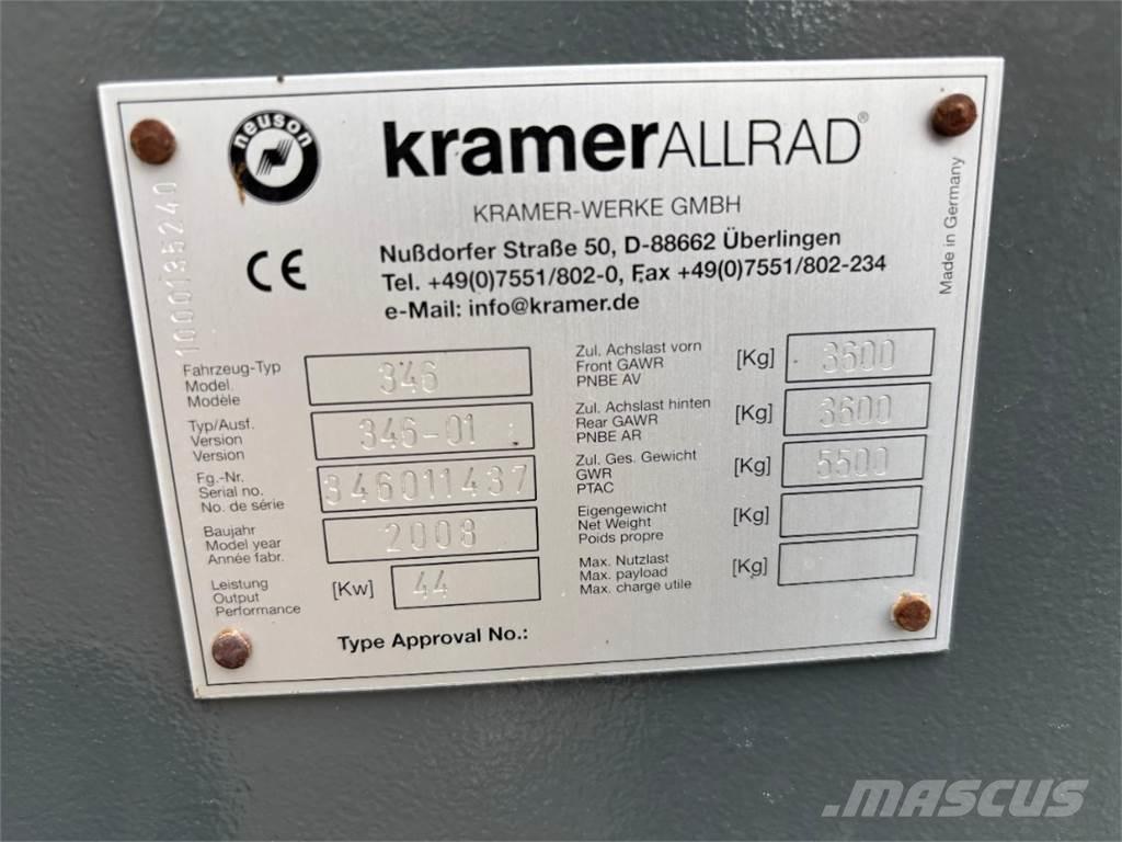 Kramer 750 Kolesové nakladače