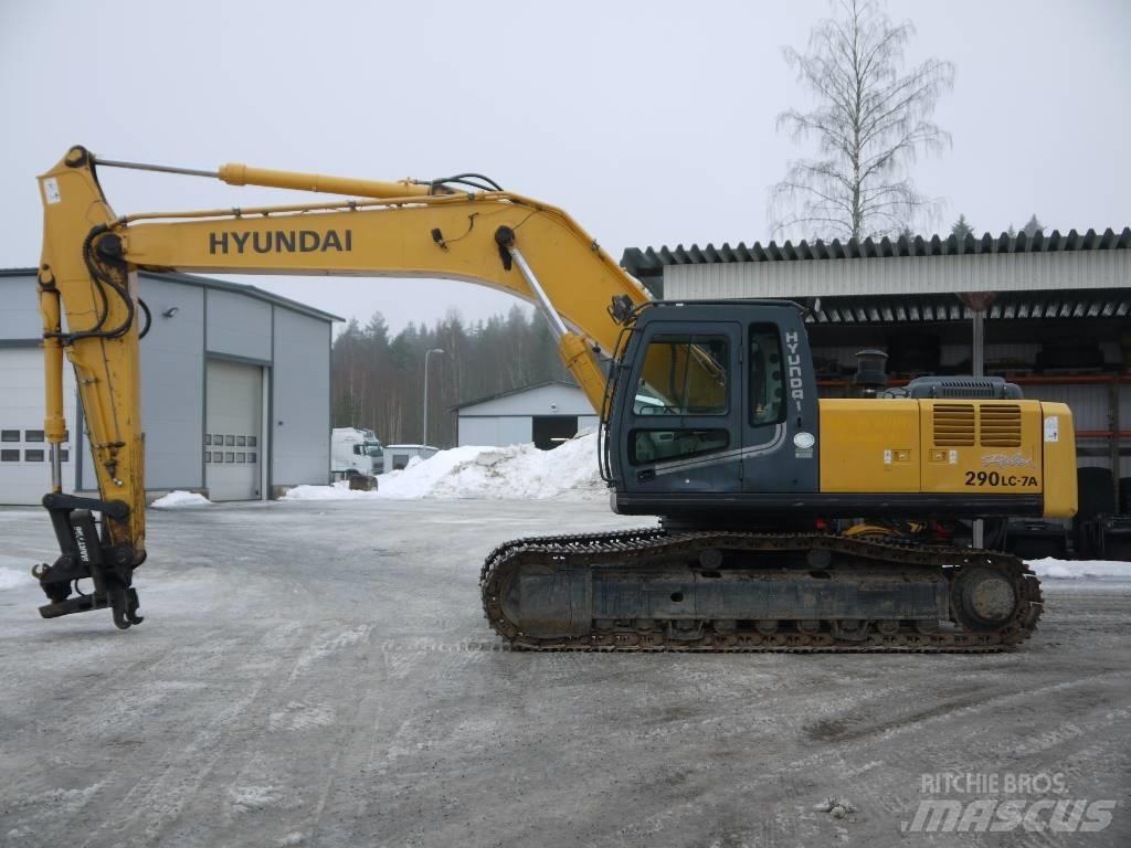 Hyundai R 290 LC-7A Pásové rýpadlá