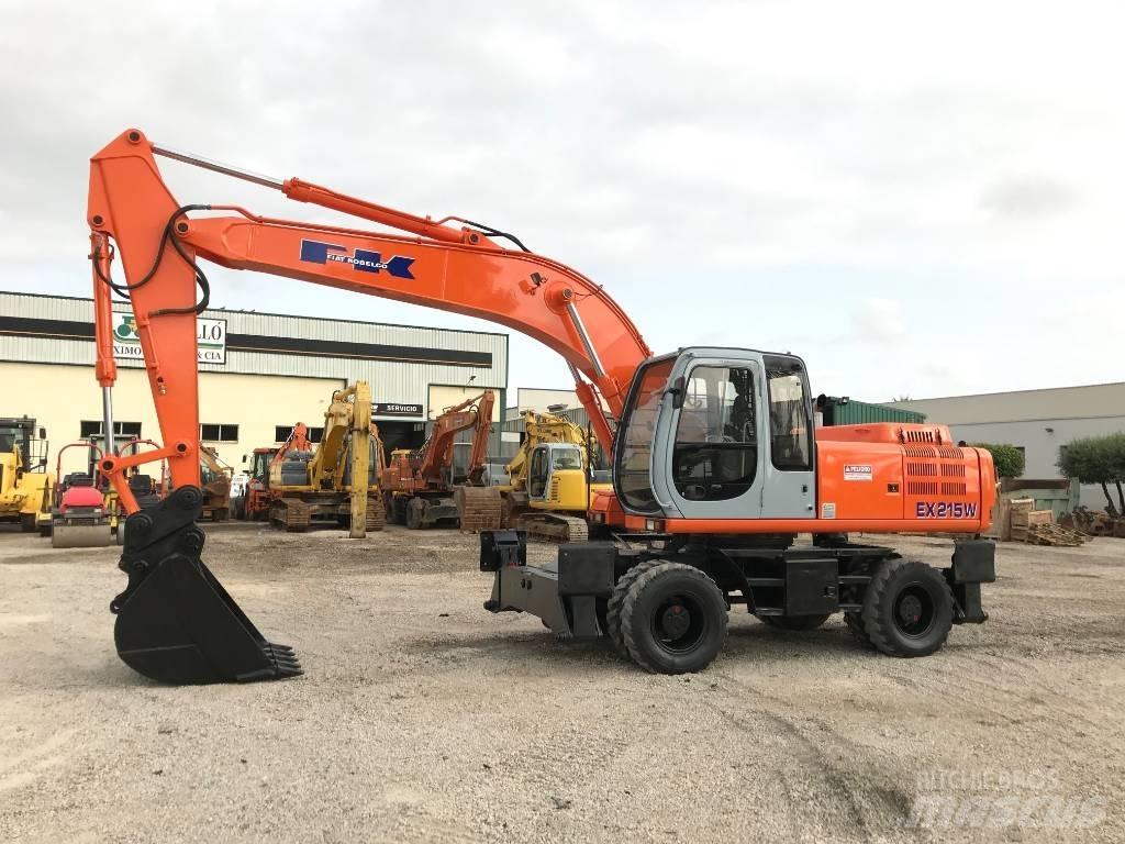 Fiat-Kobelco EX215W Kolesové rýpadlá