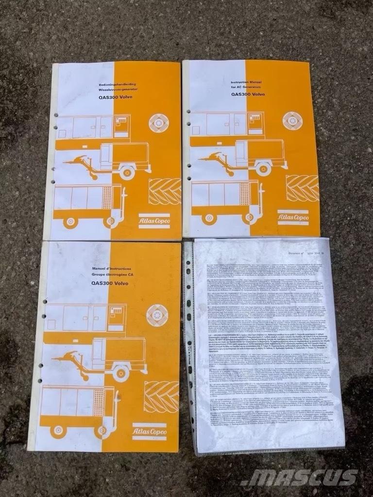 Atlas Copco QAS 300 Naftové generátory