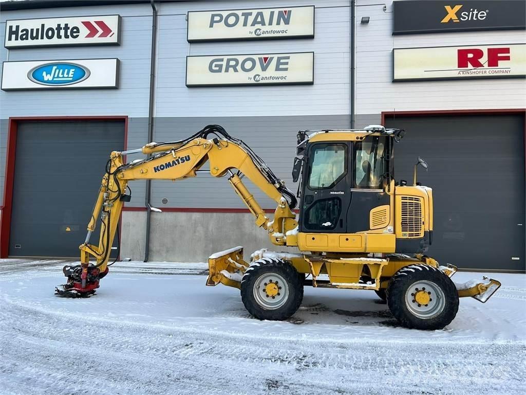 Komatsu PW118MR-8 Kolesové rýpadlá