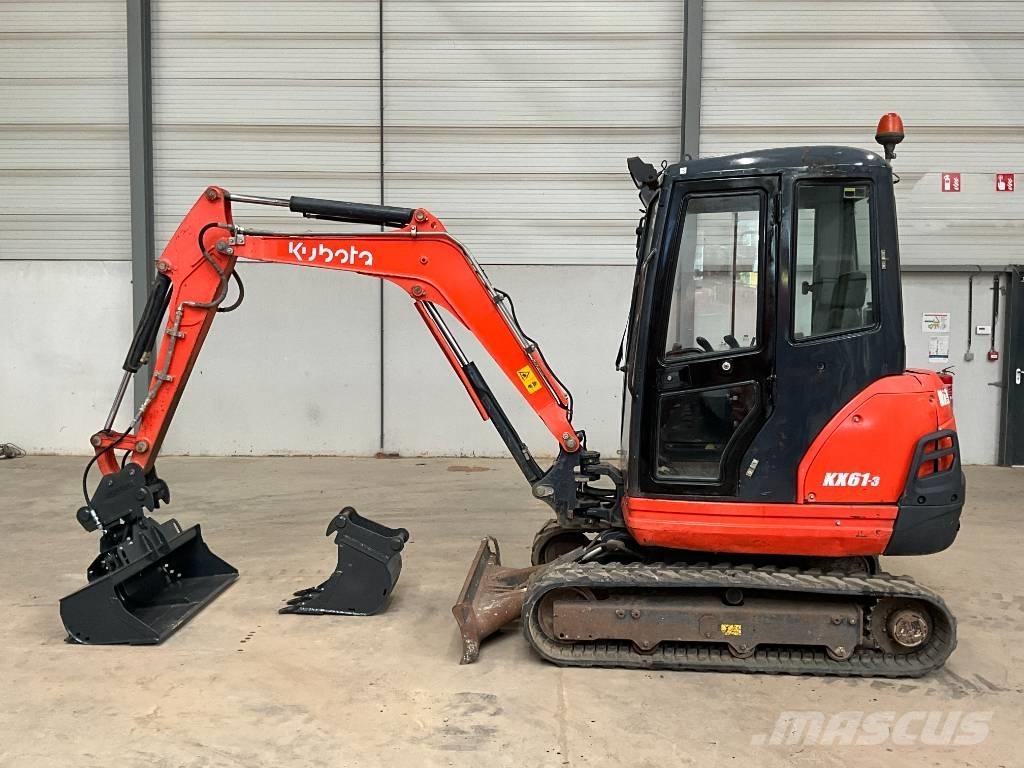 Kubota KX 61-3 Mini rýpadlá < 7t