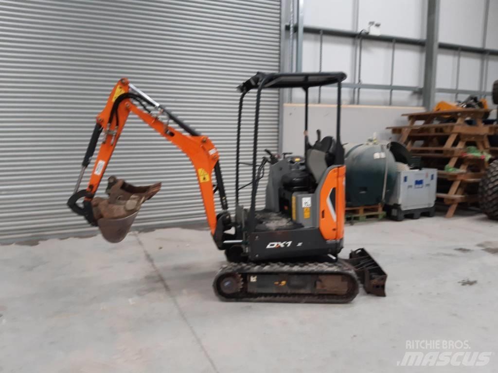 Doosan DX17Z Mini rýpadlá < 7t