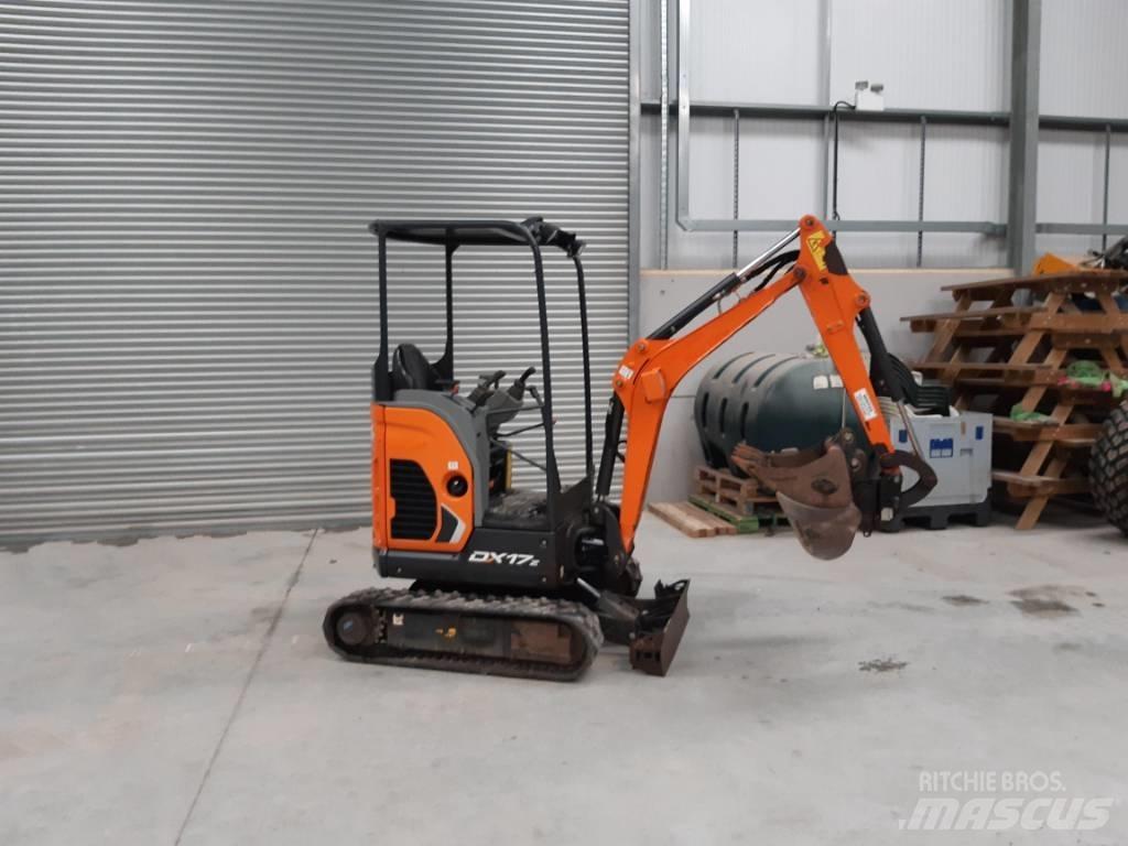 Doosan DX17Z Mini rýpadlá < 7t