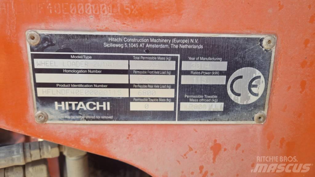 Hitachi ZW 140 Kolesové nakladače