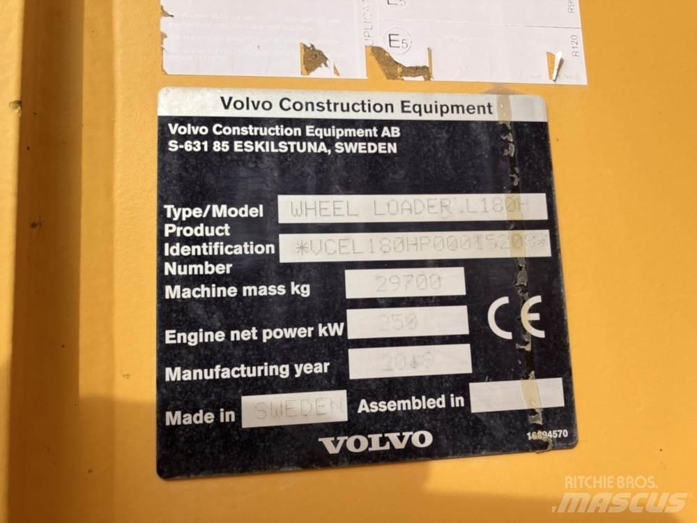 Volvo L180H Kolesové nakladače