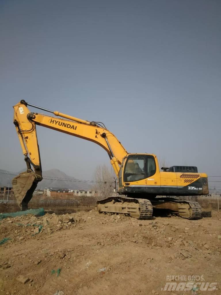 Hyundai 335lc-9s Pásové rýpadlá