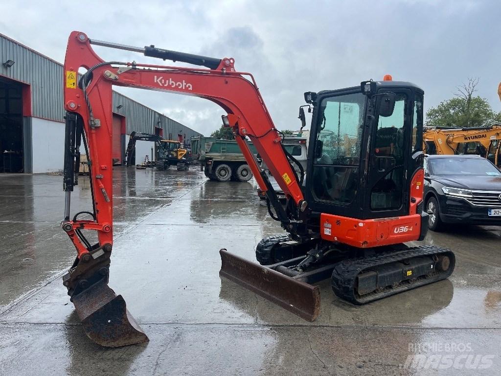 Kubota U 36-4 Mini rýpadlá < 7t