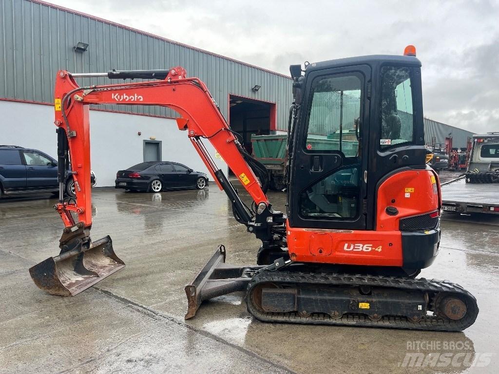 Kubota U 36-4 Mini rýpadlá < 7t