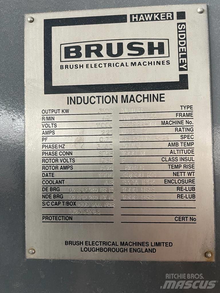  Brush 3100kW Motor Náhradné diely na vŕtacie stroje a stroje na recykláciu a spracovanie odpadu