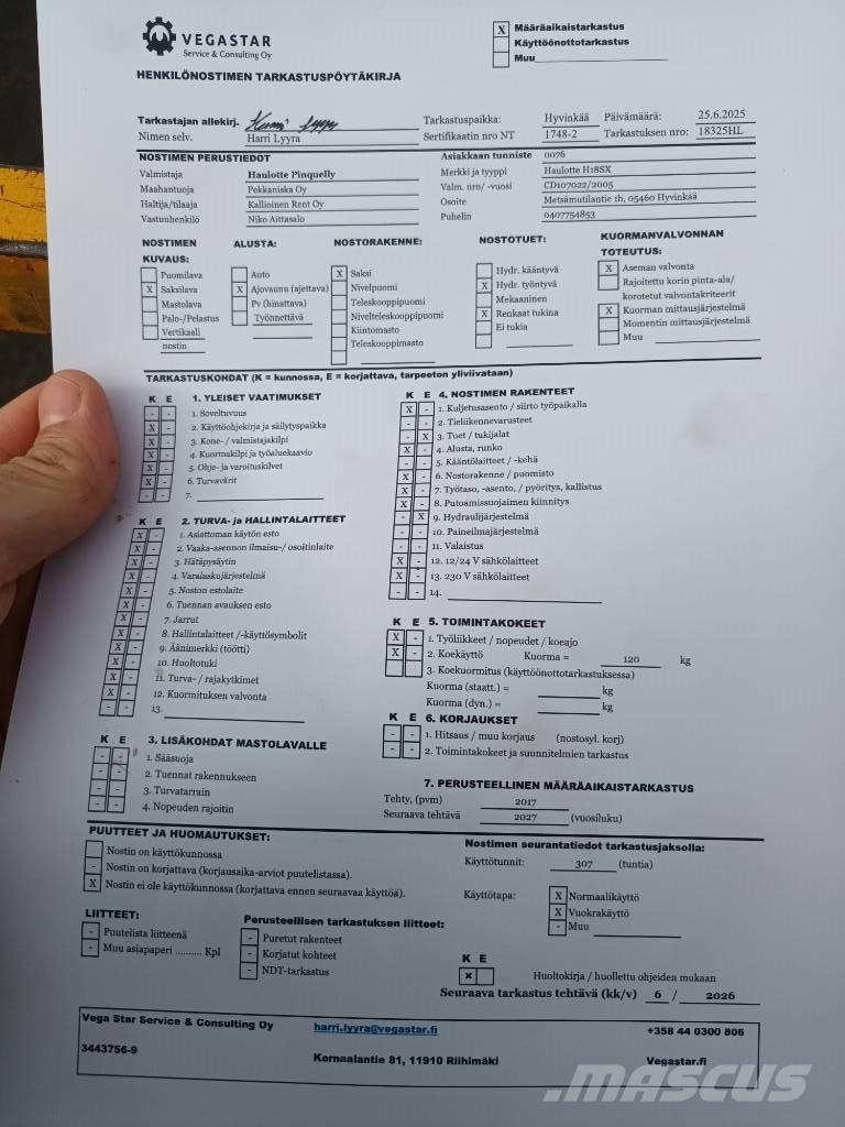 Haulotte H 18 SX Nožnicové zdvíhacie plošiny