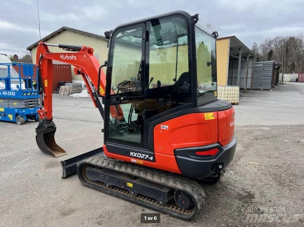 Kubota KX 027 Mini rýpadlá < 7t