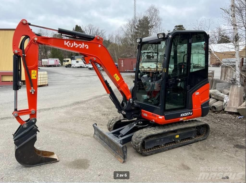 Kubota KX 027 Mini rýpadlá < 7t