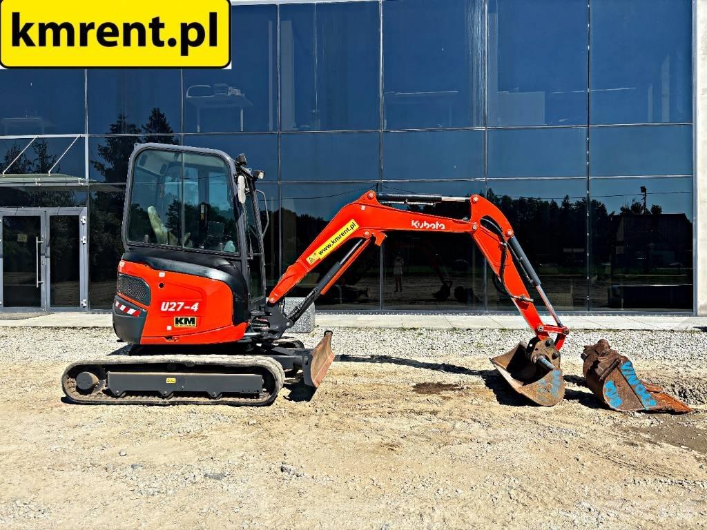 Kubota U 27-4 Mini rýpadlá < 7t