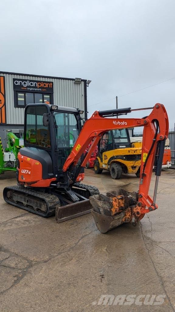 Kubota U 27-4 Mini rýpadlá < 7t