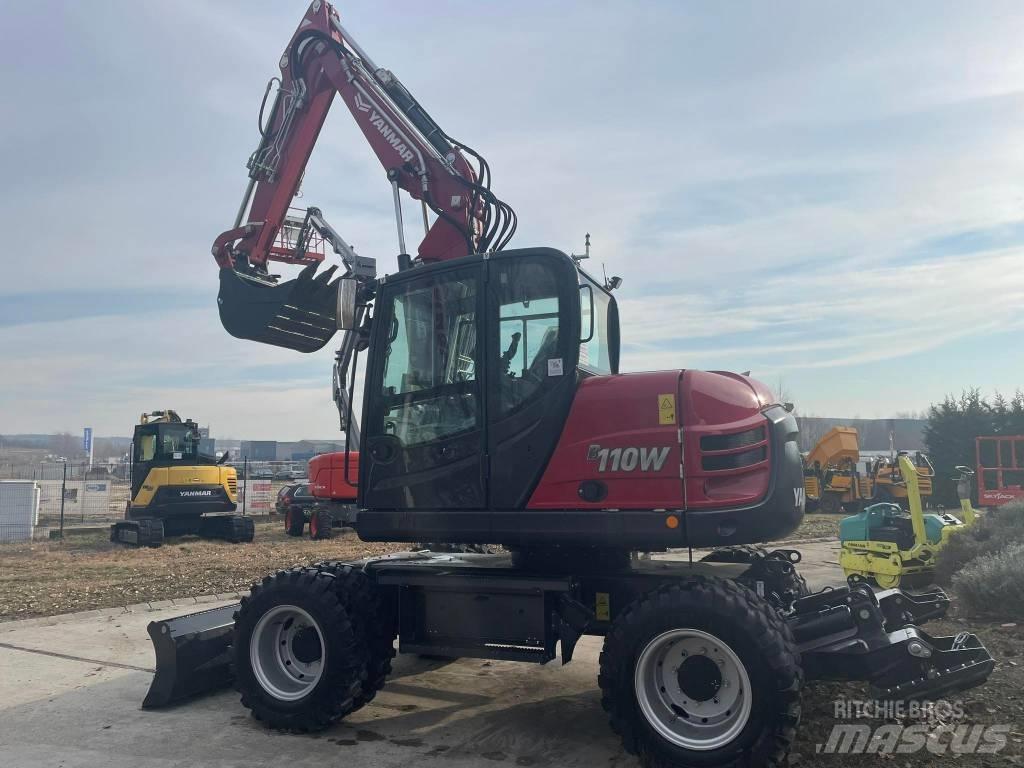 Yanmar B110W Kolesové rýpadlá