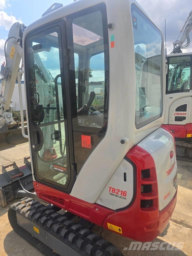 Takeuchi TB 216 A Mini rýpadlá < 7t