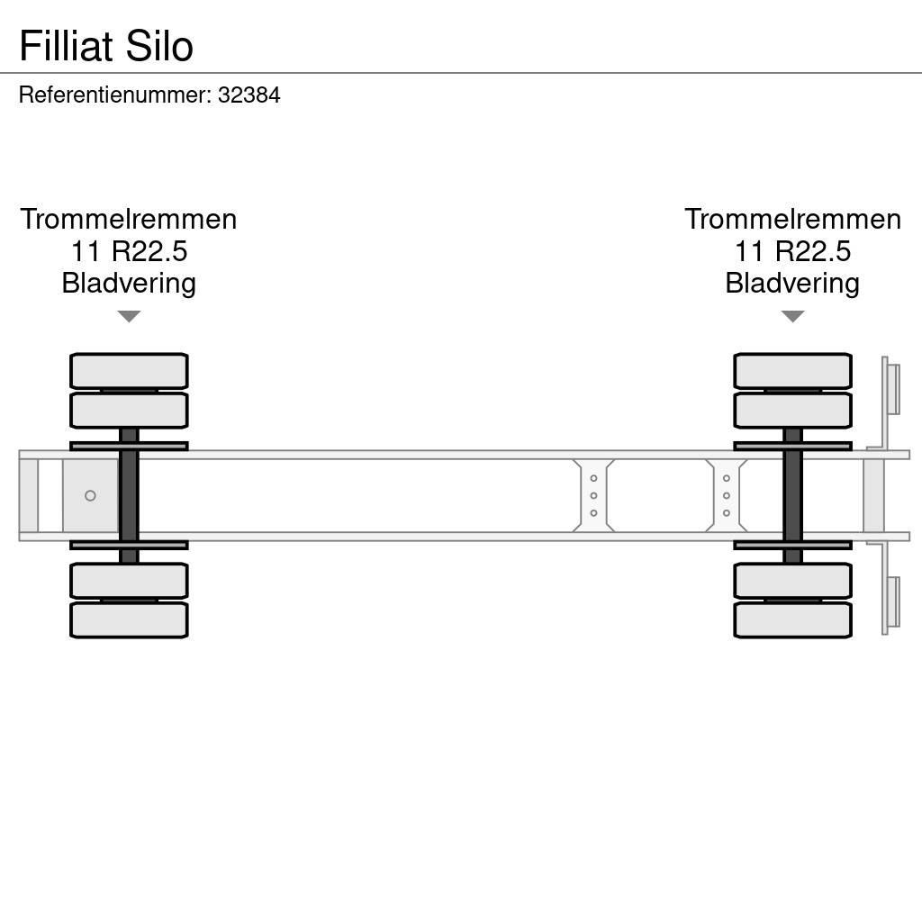  FILLIAT Silo Cisternové návesy