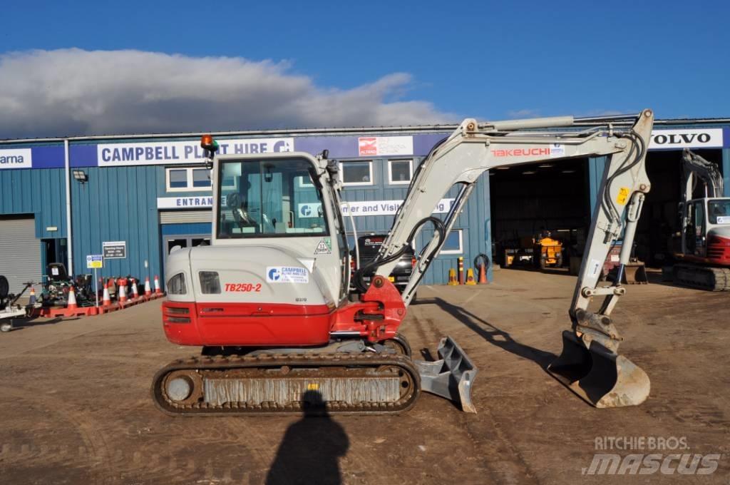 Takeuchi TB 250-2 Mini rýpadlá < 7t